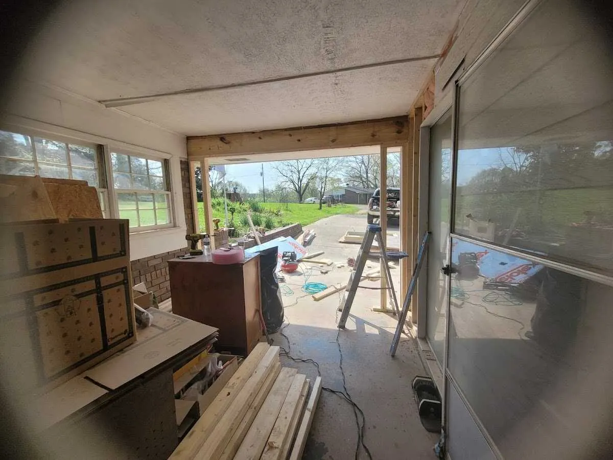 Air movers and dehumidifier for Water Mitigation Services in Pella